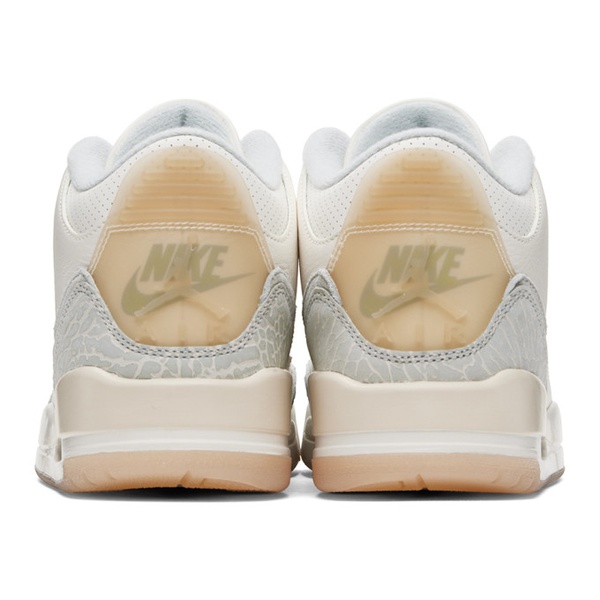 나이키 나이키 조던 Nike Jordan White Air Jordan 3 R에트로 ETRO Craft Sneakers 241445M236026
