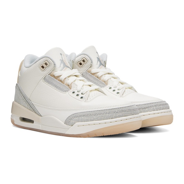 나이키 나이키 조던 Nike Jordan White Air Jordan 3 R에트로 ETRO Craft Sneakers 241445M236026