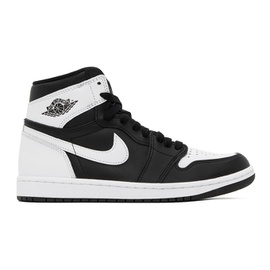 나이키 조던 Nike Jordan Black & White Air Jordan 1 R에트로 ETRO High OG Sneakers 241445M236031