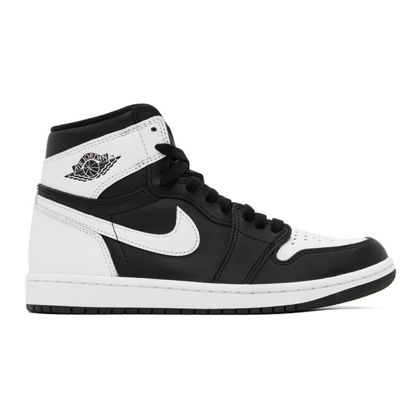 나이키 나이키 조던 Nike Jordan Black & White Air Jordan 1 R에트로 ETRO High OG Sneakers 241445M236031