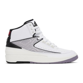 나이키 조던 Nike Jordan White & Silver Air Jordan 2 R에트로 ETRO Sneakers 241445M236034