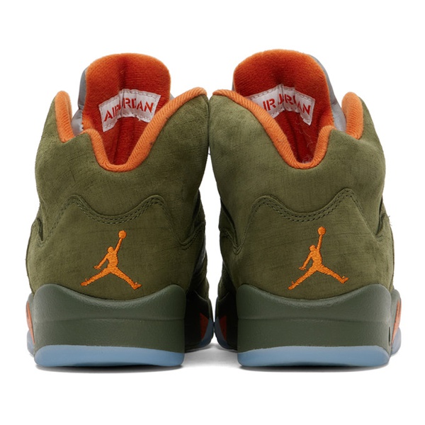 나이키 나이키 조던 Nike Jordan Green Air Jordan 5 Sneakers 241445M236037