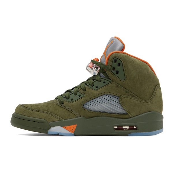 나이키 나이키 조던 Nike Jordan Green Air Jordan 5 Sneakers 241445M236037
