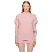 스포티 앤 리치 Sporty & Rich Pink Syracuse T-Shirt 241446F110001