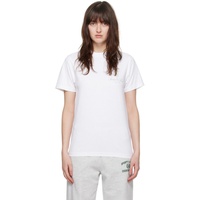 스포티 앤 리치 Sporty & Rich White Vendome T-Shirt 241446F110017