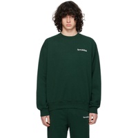 스포티 앤 리치 Sporty & Rich Green New Health Sweatshirt 241446M204006