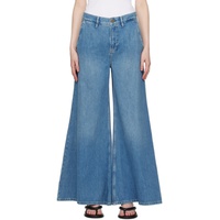 FRAME Blue The Pixie Jeans 241455F069048