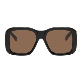 스텔라 맥카트니 Stella McCartney Black Oversized Square Sunglasses 241471F005008
