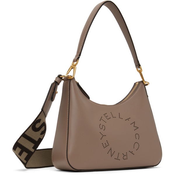 스텔라 맥카트니 스텔라 맥카트니 Stella McCartney Taupe Logo Small Shoulder Bag 241471F048050