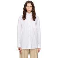 스텔라 맥카트니 Stella McCartney White Oversized Shirt 241471F109000