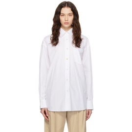 스텔라 맥카트니 Stella McCartney White Oversized Shirt 241471F109000