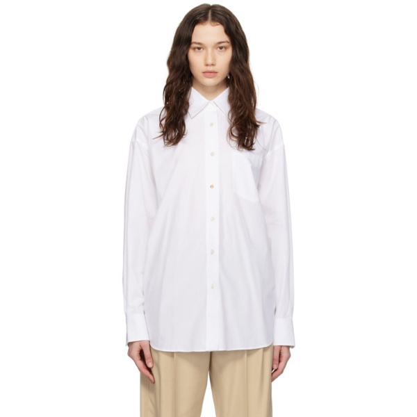 스텔라 맥카트니 스텔라 맥카트니 Stella McCartney White Oversized Shirt 241471F109000