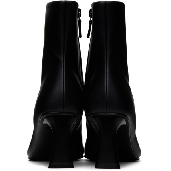 스텔라 맥카트니 스텔라 맥카트니 Stella McCartney Black Elsa Pointed Toe Ankle Boots 241471F113001