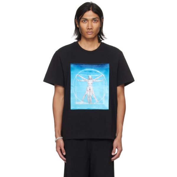 스텔라 맥카트니 스텔라 맥카트니 Stella McCartney Black Vitruvian Woman T-Shirt 241471M213005