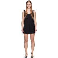 Loulou de Saison Black Idon Minidress 241473F052006