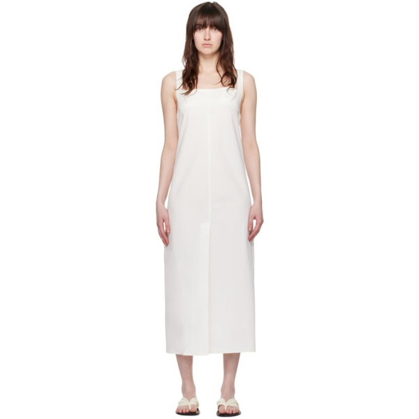 킨 루루 스튜디오 Loulou Studio White Makeen Midi Dress 241473F054002
