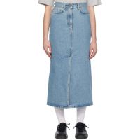 Loulou de Saison Blue Rona Denim Maxi Skirt 241473F092004