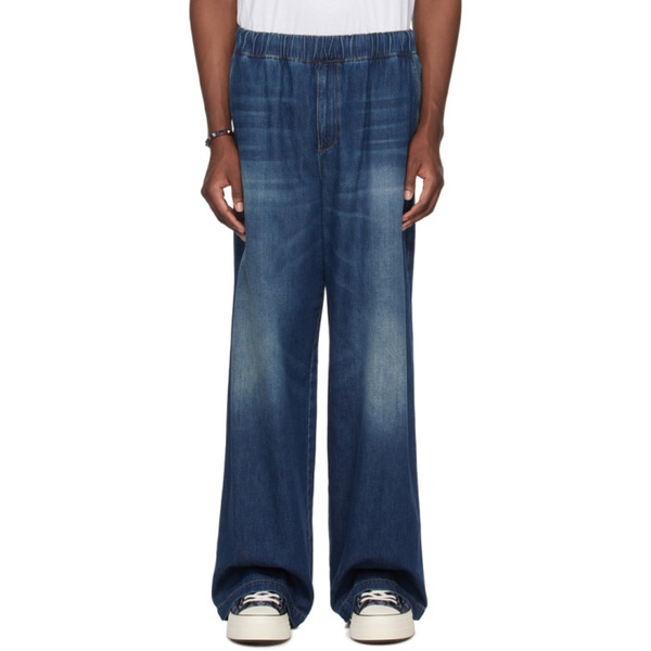 발렌티노 발렌티노 Valentino Blue Faded Jeans 241476M186000