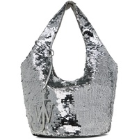 JW 앤더슨 JW Anderson Silver Mini Sequin Shopper Bag 241477F048032