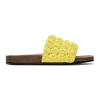 JW 앤더슨 JW Anderson Yellow Crochet Slides 241477F124008