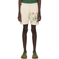 JW 앤더슨 JW Anderson Beige Embroidered Shorts 241477M193002