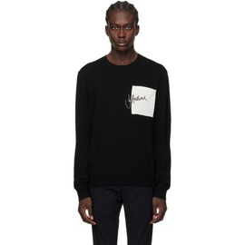 JW 앤더슨 JW Anderson Black Embroidered Sweater 241477M201001