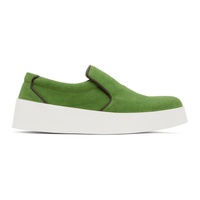 JW 앤더슨 JW Anderson Green Slip-Ons Sneakers 241477M237008