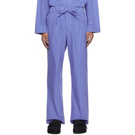 테클라 Tekla Blue Drawstring Pyjama Pants 241482M218031
