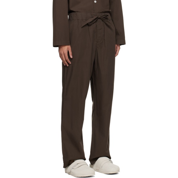  테클라 Tekla Brown Drawstring Pyjama Pants 241482M218034
