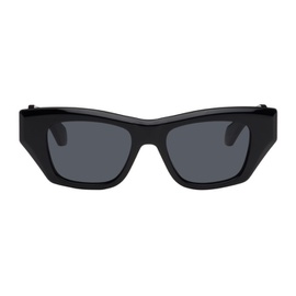 알라이아 ALAIA Black Rectangular Sunglasses 241483F005001