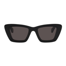 알라이아 ALAIA Black Rectangular Sunglasses 241483F005004