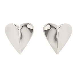 알라이아 ALAIA Silver Le Coeur Earrings 241483F022002