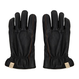 비즈빔 Visvim Black Leather Gloves 241487M135001