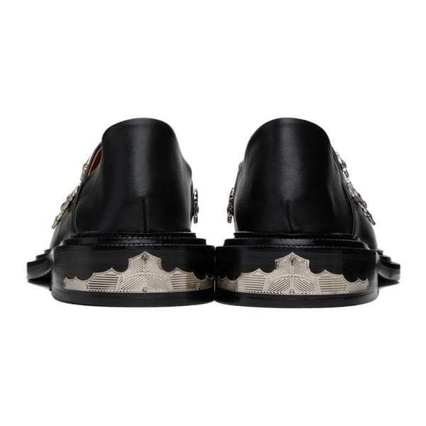  토가 풀라 토가 Toga Pulla SSENSE Exclusive Black Decorated Loafers 241492F121014