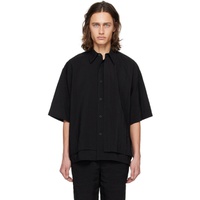 르셉템버 LE17SEPTEMBRE Black Layered Shirt 241495M192013