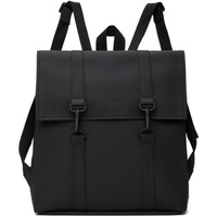 레인스 RAINS Black MSN Mini Backpack 241524M166023