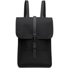 레인스 RAINS Black Mini Backpack 241524M166028