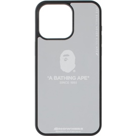 베이프 BAPE Black Mirror iPhone 15 Pro Plus Case 241546M645006