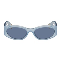 자크뮈스 JACQUEMUS Blue Les Lunettes Ovalo Sunglasses 241553F005002