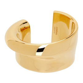 자크뮈스 JACQUEMUS Gold Le Chouchou Le Bracelet J Bracelet 241553F020003
