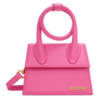 자크뮈스 JACQUEMUS Pink Les Classiques Le Chiquito Noeud Bag 241553F048081