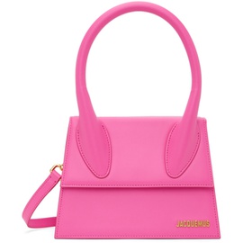 자크뮈스 JACQUEMUS Pink Les Classiques Le Grand Chiquito Bag 241553F048112