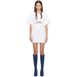 자크뮈스 JACQUEMUS White Le Chouchou La robe t-shirt Bahia Minidress 241553F052042