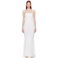 자크뮈스 JACQUEMUS White Les Sculptures La robe Aro Maxi Dress 241553F055019