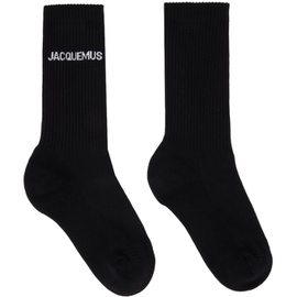 Black Les Classiques Les chaussettes 자크뮈스 Jacquemus Socks 241553F076000