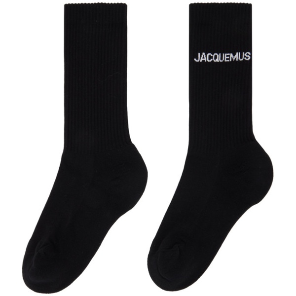  Black Les Classiques Les chaussettes 자크뮈스 Jacquemus Socks 241553F076000