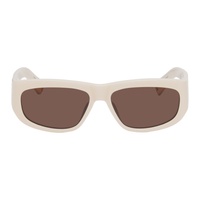 자크뮈스 JACQUEMUS 오프화이트 Off-White Les Lunettes Pilota Sunglasses 241553M134005