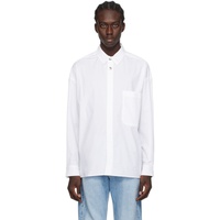 자크뮈스 JACQUEMUS White Les Classiques La Chemise Manches Longues Shirt 241553M192007