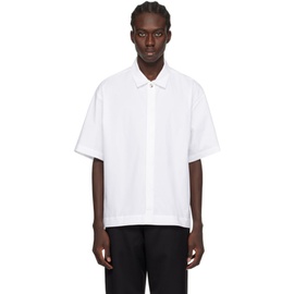 자크뮈스 JACQUEMUS White Les Classiques La chemise manches courtes Shirt 241553M192010