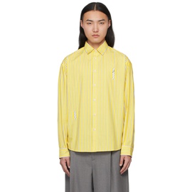 자크뮈스 JACQUEMUS Yellow Les Sculptures La chemise Simon Shirt 241553M192016